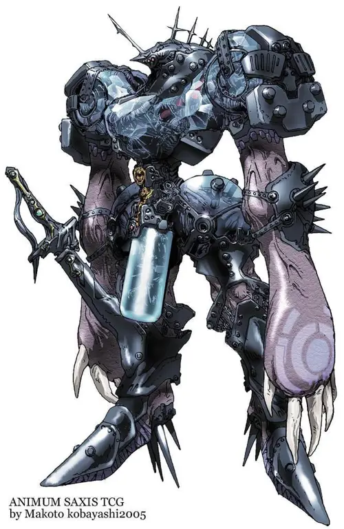 Desain robot mecha yang futuristik dan detail Robot-robot mecha dalam anime Chrome Shelled Regios
