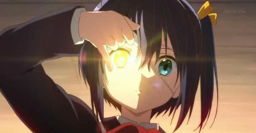 Momen kebersamaan para karakter Chuunibyou Para karakter Chuunibyou dalam sebuah adegan bersama