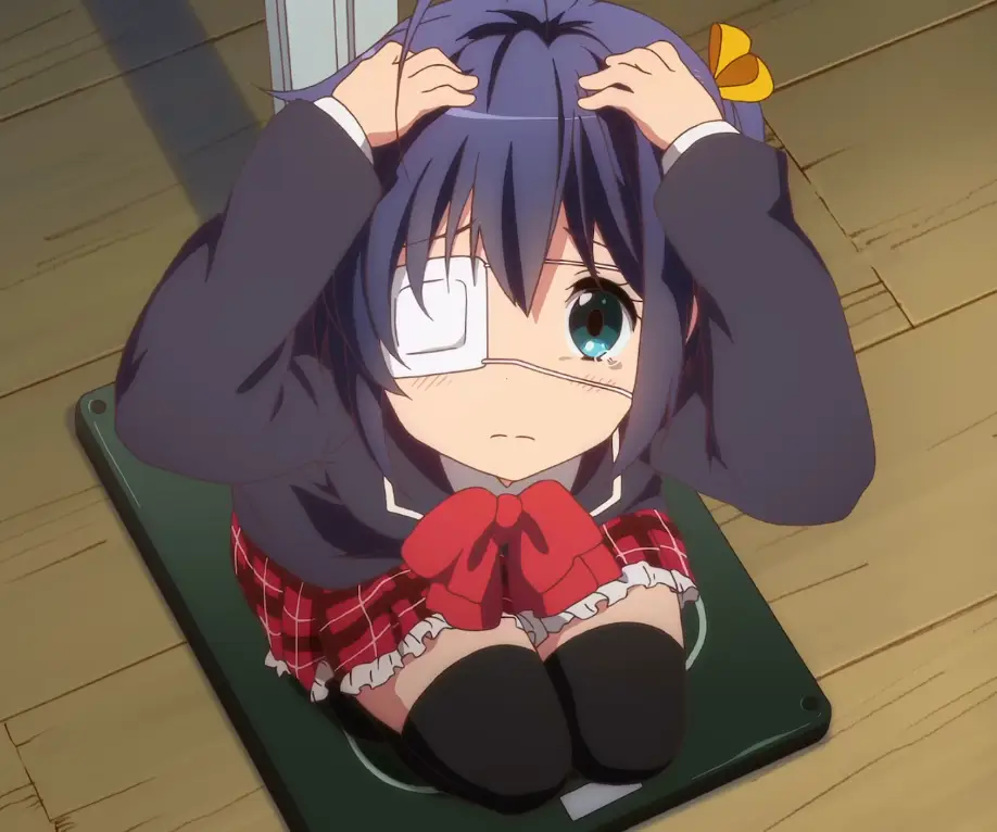 Momen Romantis Yuuta dan Rikka Gambar Yuuta Togashi dan Rikka Takanashi bersama-sama.