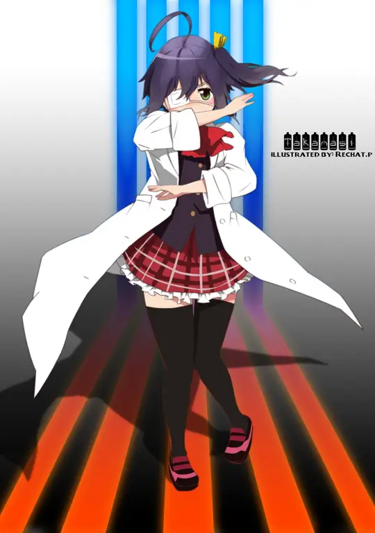 Kreasi penggemar yang menunjukkan betapa dicintainya anime ini Gambar fanart dari anime Chuunibyou demo Koi ga Shitai