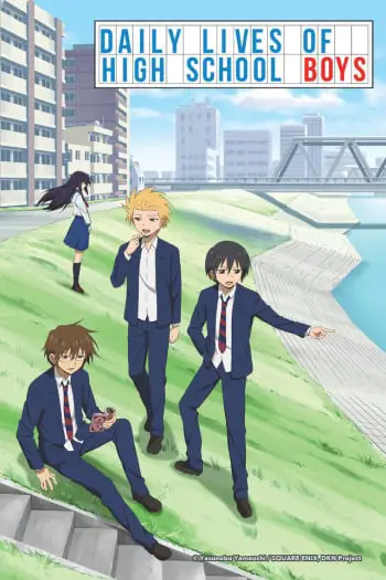 Kehidupan SMA yang penuh tawa Adegan anime Danshi Koukousei no Nichijou yang lucu