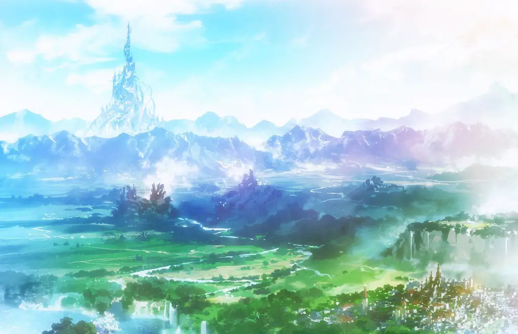 Keindahan Dunia Fantasi dalam Anime Pemandangan dunia isekai