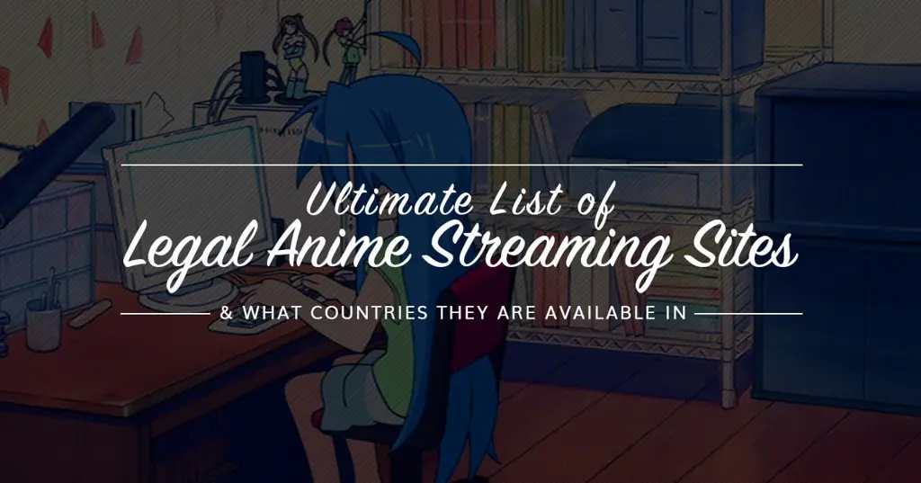 Alternatif legal untuk menonton anime Gambar berbagai pilihan platform streaming anime legal