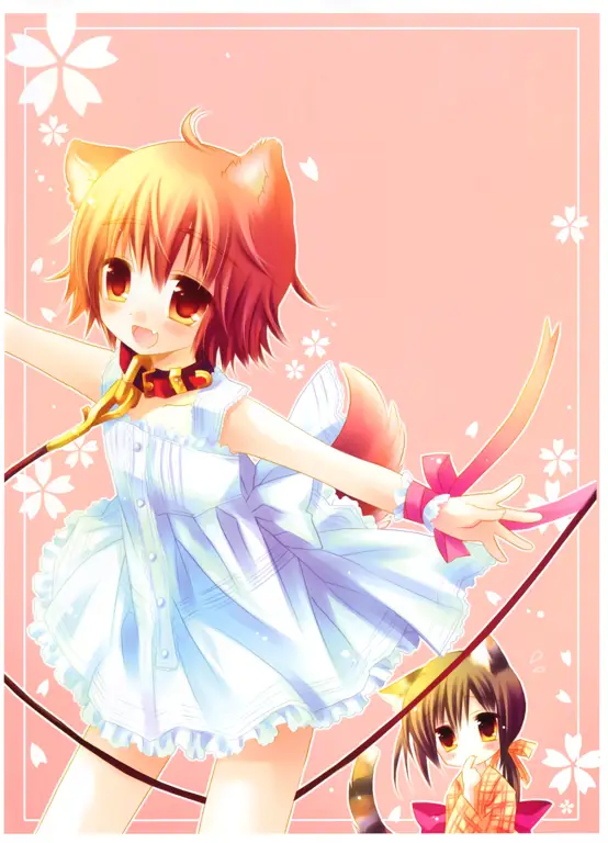 Karakter-karakter imut dan menggemaskan dalam Dog Days Ilustrasi karakter cewek lucu dari anime Dog Days