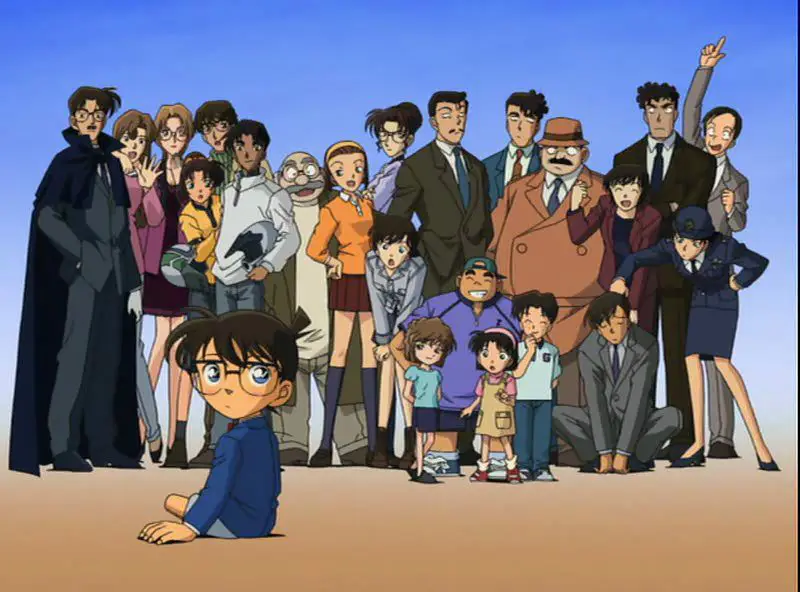 Karakter-karakter ikonik dalam Detective Conan Gambar para karakter Detective Conan