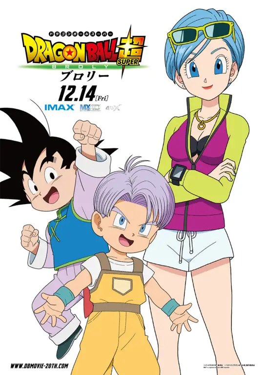 Para Karakter dalam Film Dragon Ball Super: Broly Karakter-karakter utama dalam Dragon Ball Super Broly