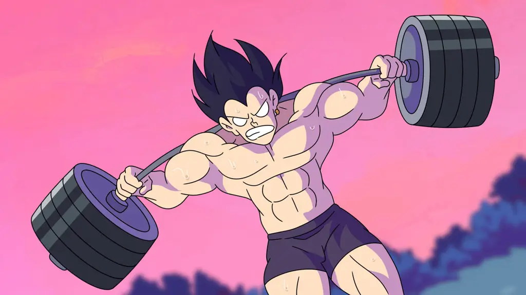 Latihan Keras Goku dan Vegeta Goku dan Vegeta berlatih untuk menghadapi Broly