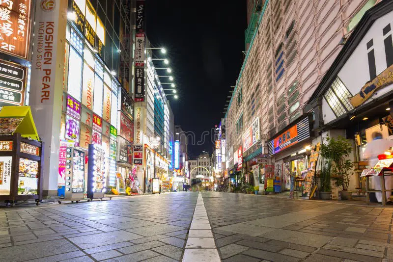 Pemandangan Kota Ikebukuro Pemandangan kota Ikebukuro, Tokyo, latar anime Durarara!!