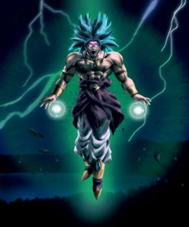 Kekuatan Super Saiyan Broly Broly dalam bentuk Super Saiyan