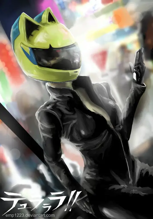Celty Sturluson Gambar Celty Sturluson, karakter utama lainnya dalam Durarara!!
