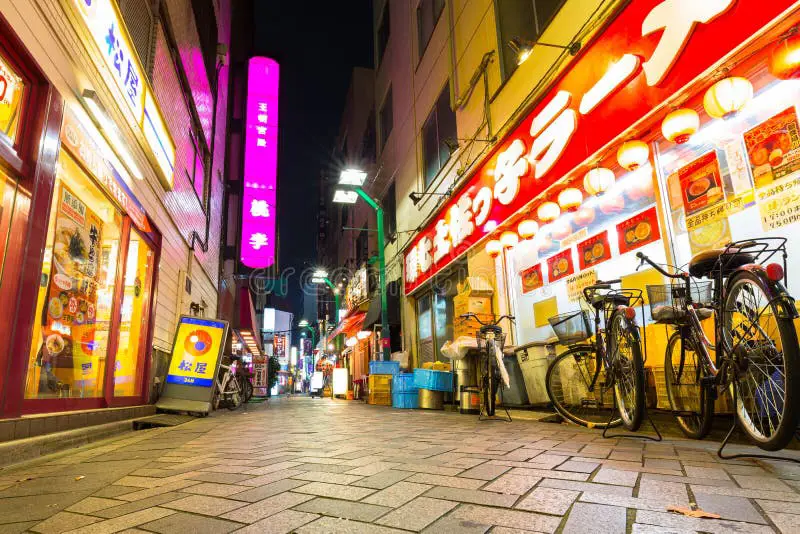 Pemandangan Malam Ikebukuro Gambar pemandangan kota Ikebukuro di malam hari