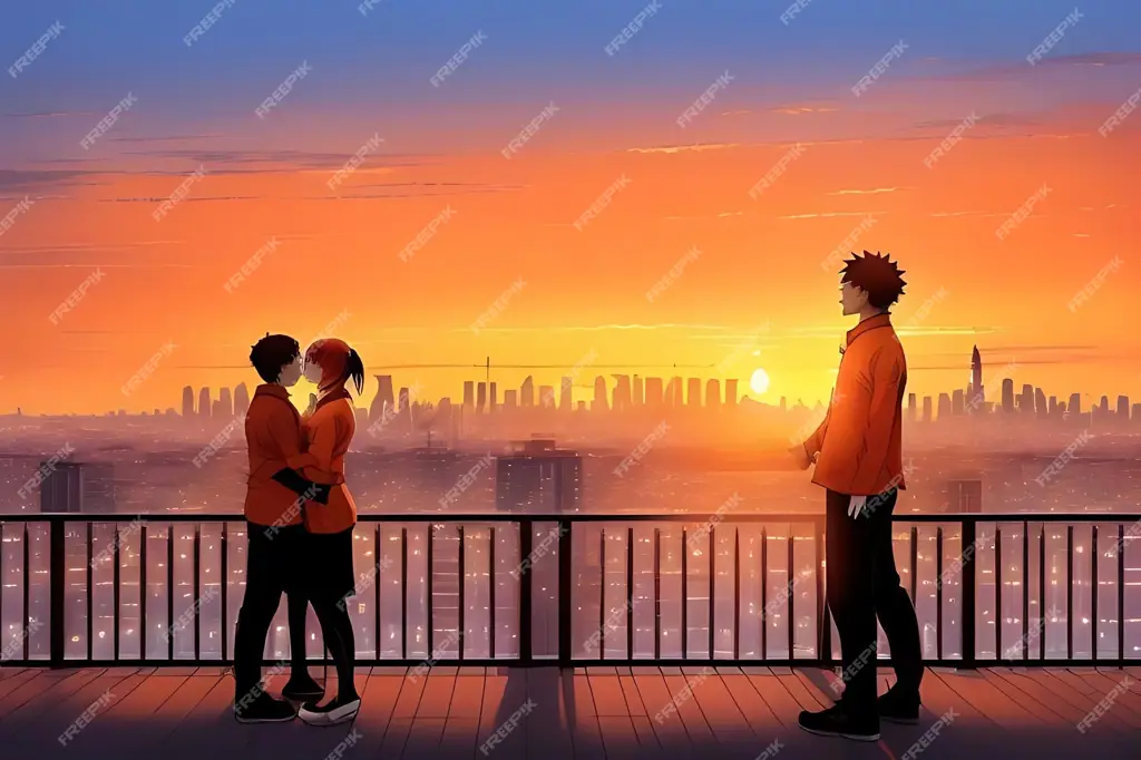 Adegan Romantis dalam Dusk Maiden of Amnesia Adegan romantis antara Yuko dan Toru di Dusk Maiden of Amnesia