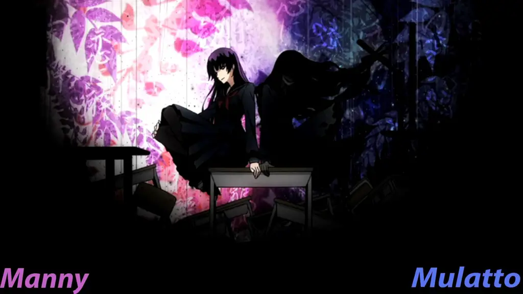 Teiichi dan Yūko dalam visual kunci anime Visual kunci anime Dusk Maiden of Amnesia yang menampilkan Teiichi dan Yūko