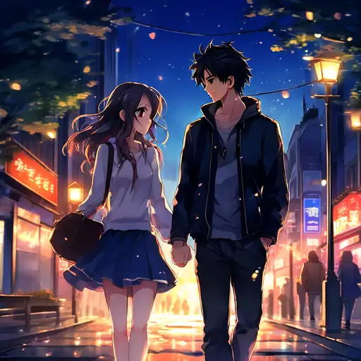 Menonton Anime Bersama Teman Gambar penggemar anime yang bahagia menonton anime bersama
