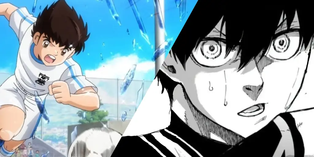 Adegan pertandingan American Football dalam Eyeshield 21 Gambar adegan American football dalam anime Eyeshield 21
