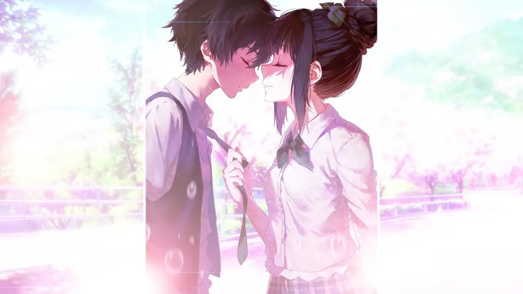 Pasangan romantis dalam anime Gambar pasangan romantis dari anime