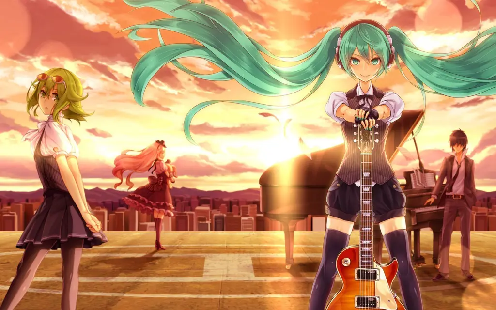 Anime dengan Tema Musik Gambar anime bertema musik