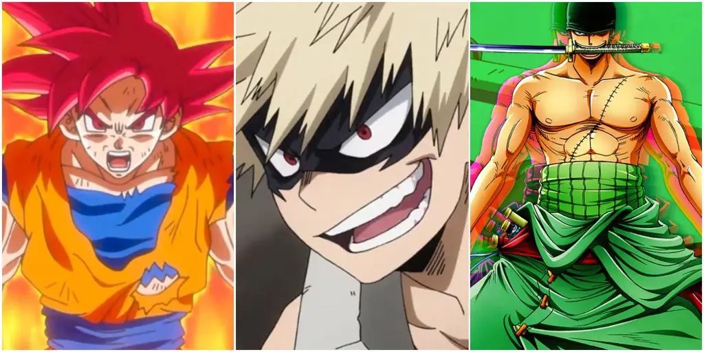 Adegan Pertarungan Anime Karakter anime sedang bertarung