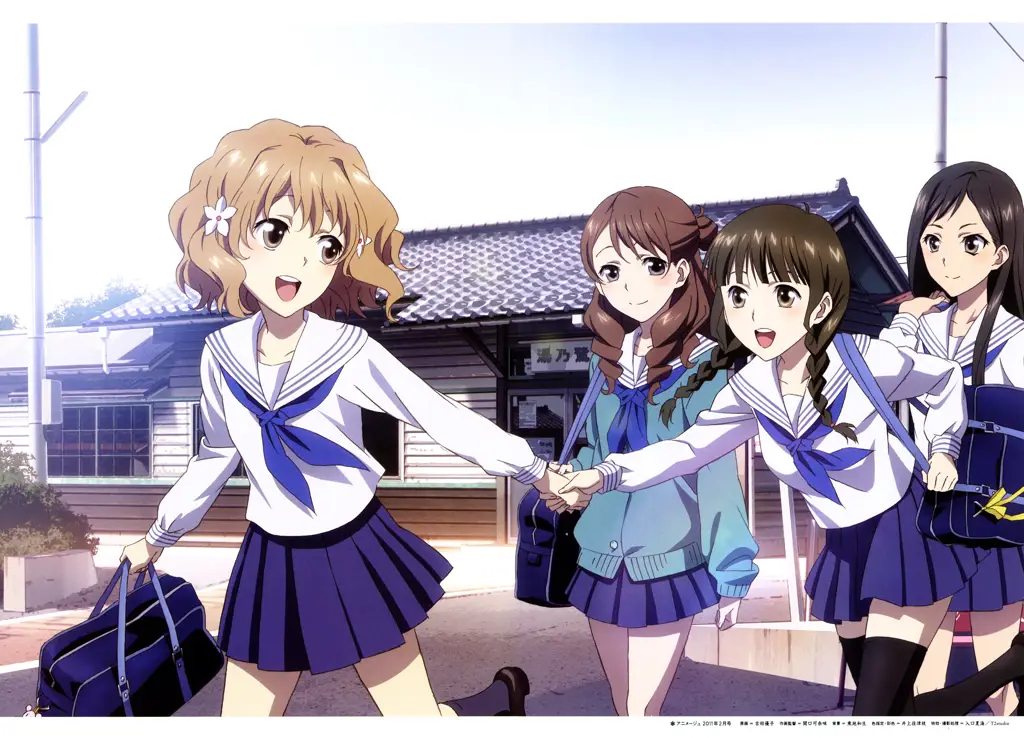Visual kunci anime Hanasaku Iroha Visual kunci anime Hanasaku Iroha