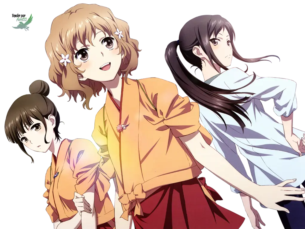 Keindahan alam di Hanasaku Iroha Pemandangan indah di sekitar penginapan Kissuiso