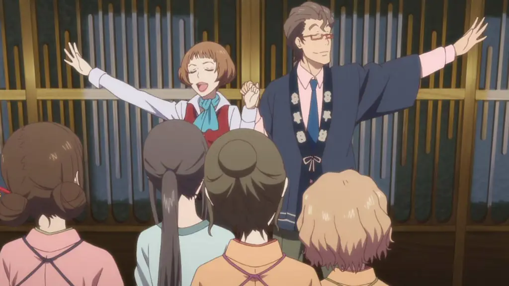 Momen perpisahan yang mengharukan Adegan penutup anime Hanasaku Iroha