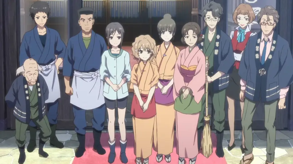 Karakter-karakter yang penuh pesona Para karakter utama Hanasaku Iroha