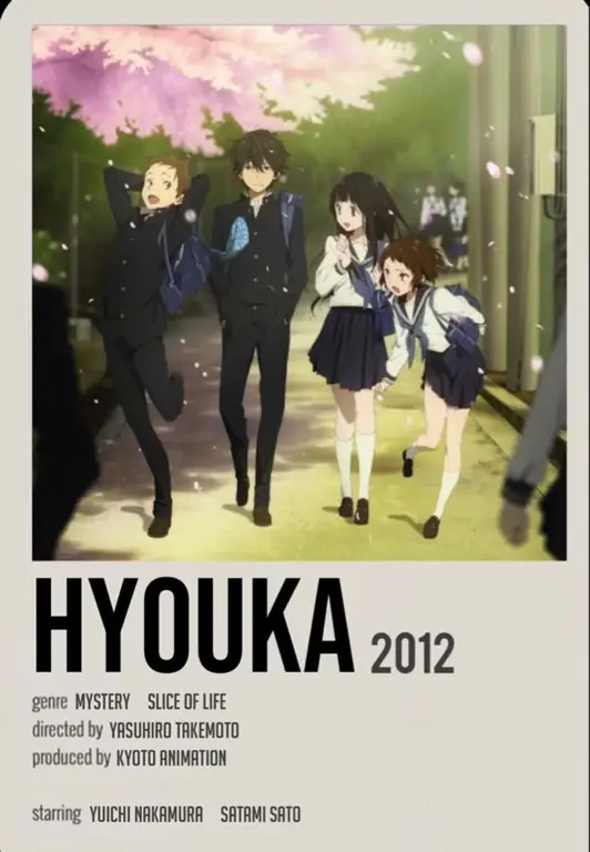 Poster Resmi Anime Hyouka Poster anime Hyouka