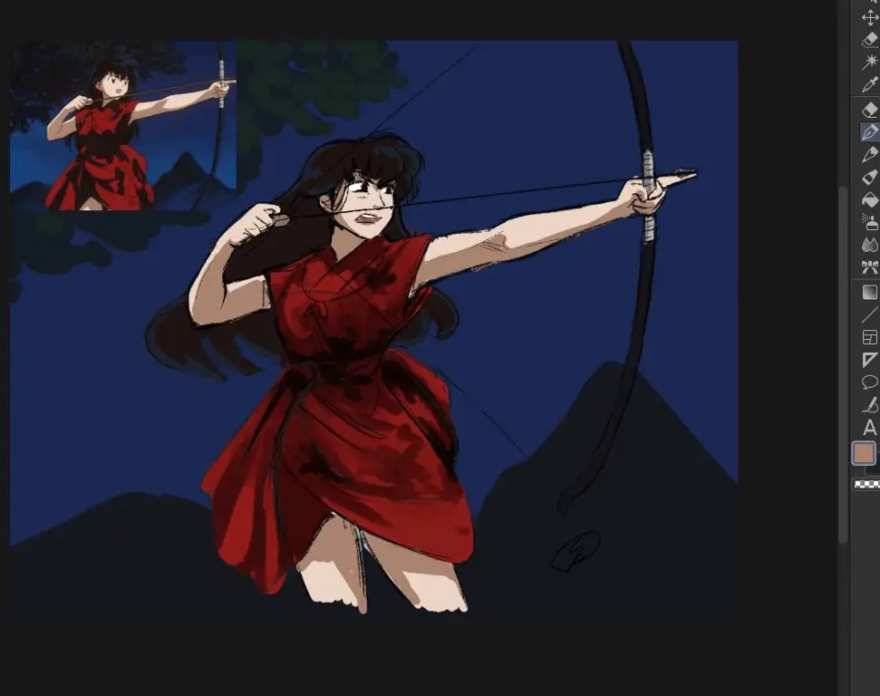 Adegan Aksi Inuyasha Gambar adegan aksi Inuyasha