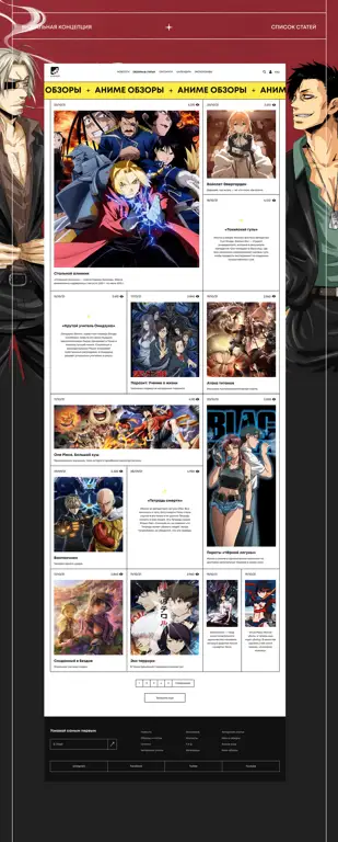 Situs berita anime terpercaya Contoh situs web berita anime
