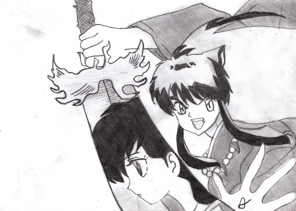 Pedang Tersohor Inuyasha Gambar pedang Inuyasha