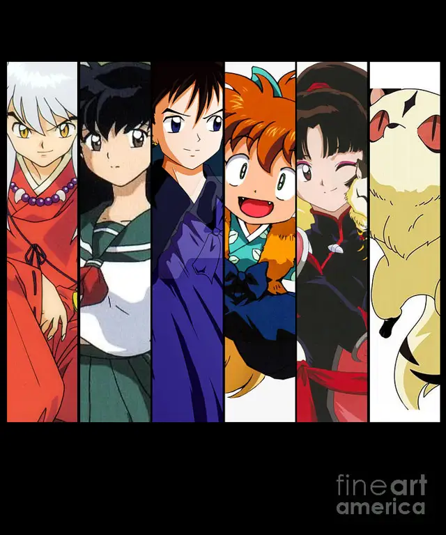 Kelompok Karakter Inuyasha Gambar Kelompok Karakter Inuyasha