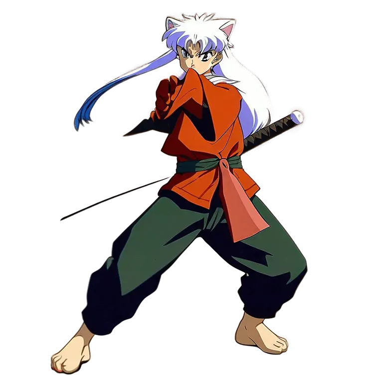 Adegan Aksi Inuyasha Inuyasha sedang bertarung