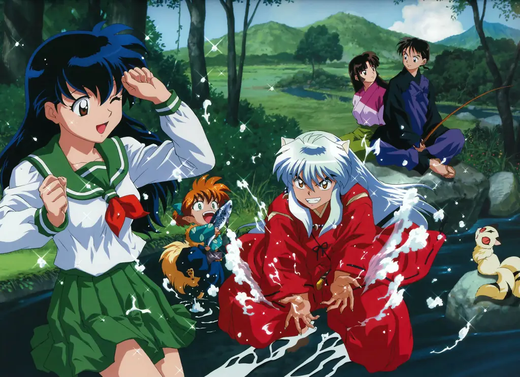 Pemandangan indah dalam dunia Inuyasha Gambar pemandangan indah dalam anime Inuyasha