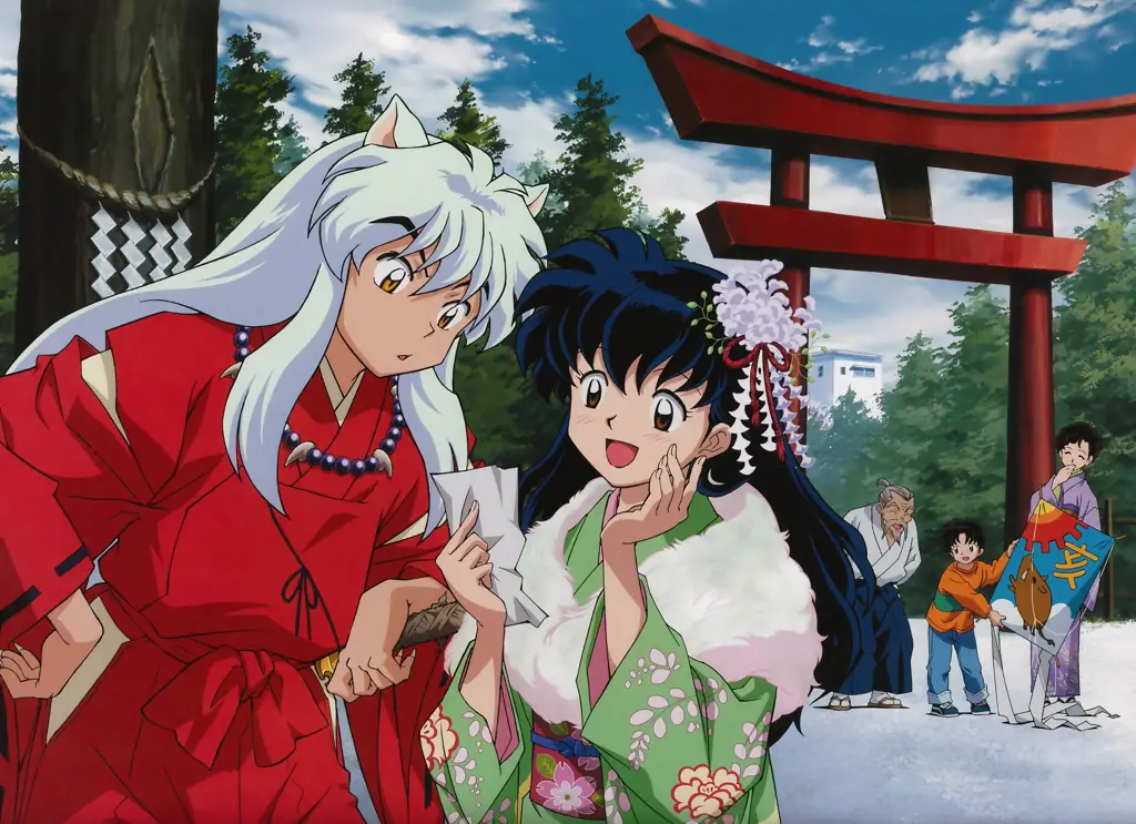 Karakter-karakter utama dalam anime Inuyasha Gambar karakter-karakter dalam anime Inuyasha