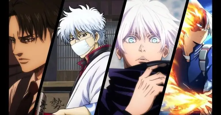 Karakter Anime Jepang Gambar karakter anime Jepang yang beragam