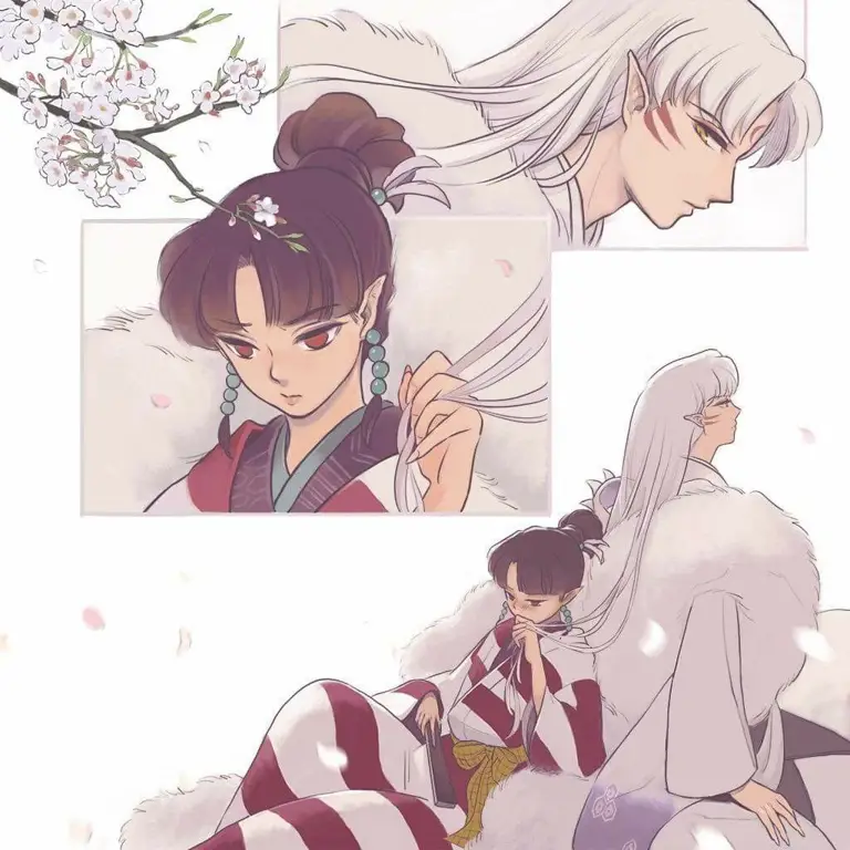 Persaingan dan ikatan saudara antara Sesshomaru dan Inuyasha Gambar Sesshomaru dan Inuyasha