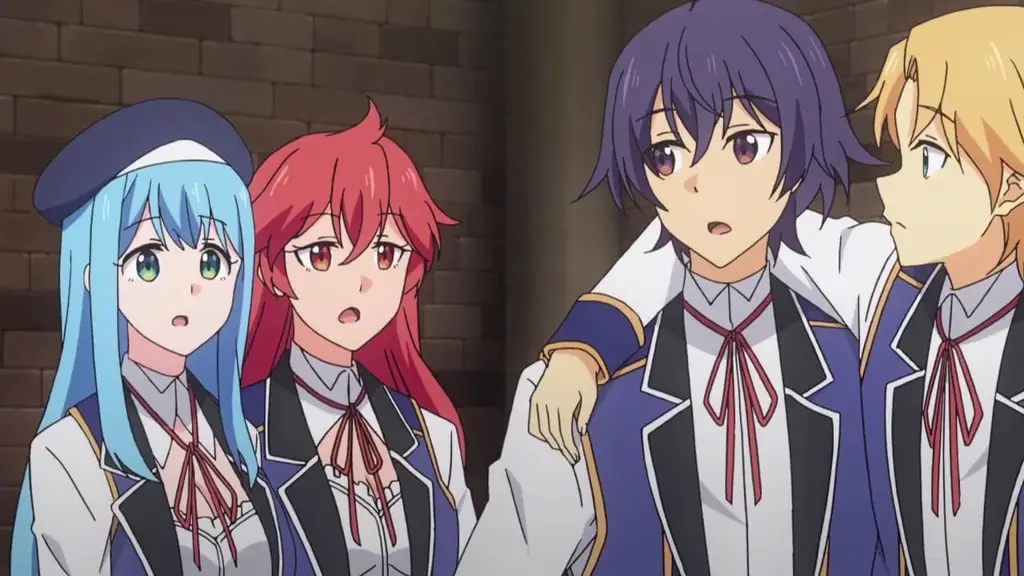 Adegan pertarungan sihir di anime Kenja no Mago