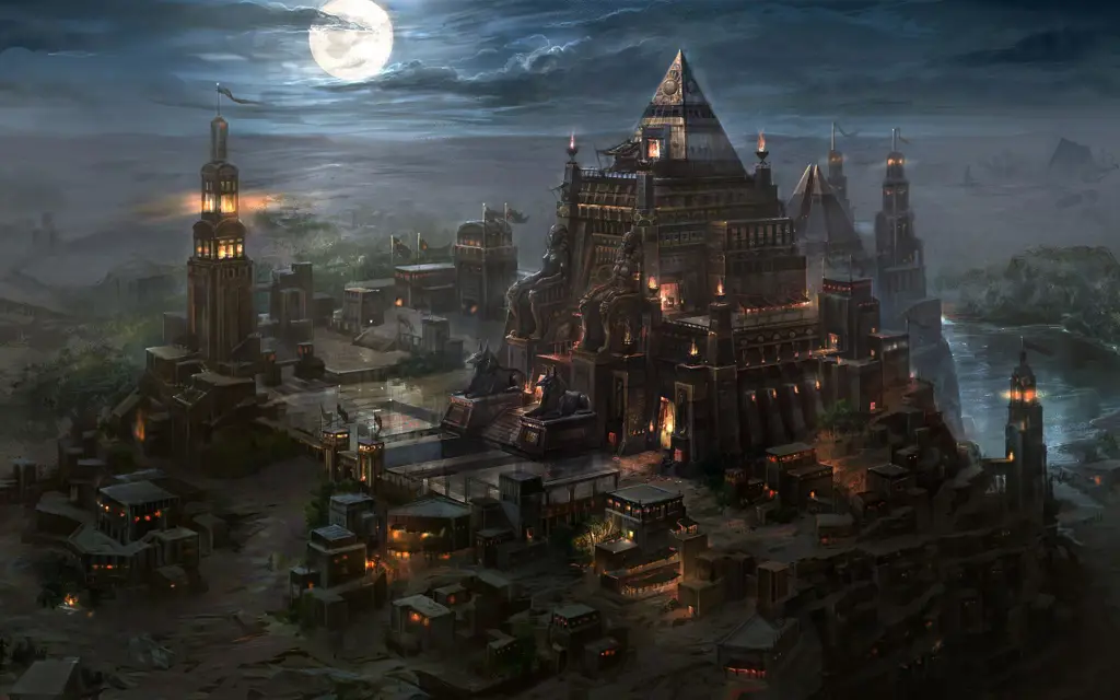 Petualangan Xin di Seluruh Tiongkok Peta yang menggambarkan lokasi-lokasi penting dalam anime Kingdom