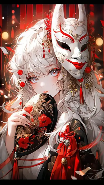 Menikmati Anime Bersama Gambar orang-orang menonton anime di televisi