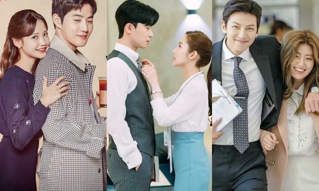 Suasana kantor yang menegangkan dalam drama Korea Gambar suasana kantor dalam drama Korea