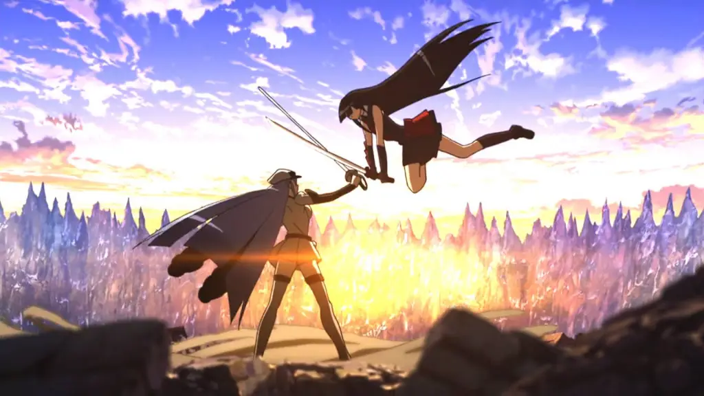 Adegan pertarungan yang seru di anime Gambar adegan pertarungan anime yang menegangkan
