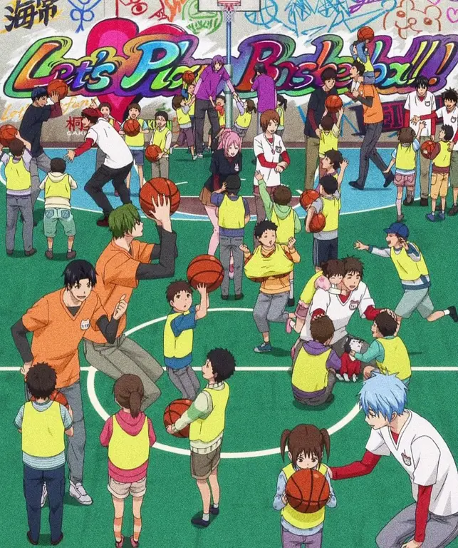 Adegan menegangkan pertandingan basket dalam Kuroko no Basket Adegan pertandingan basket seru Kuroko no Basket