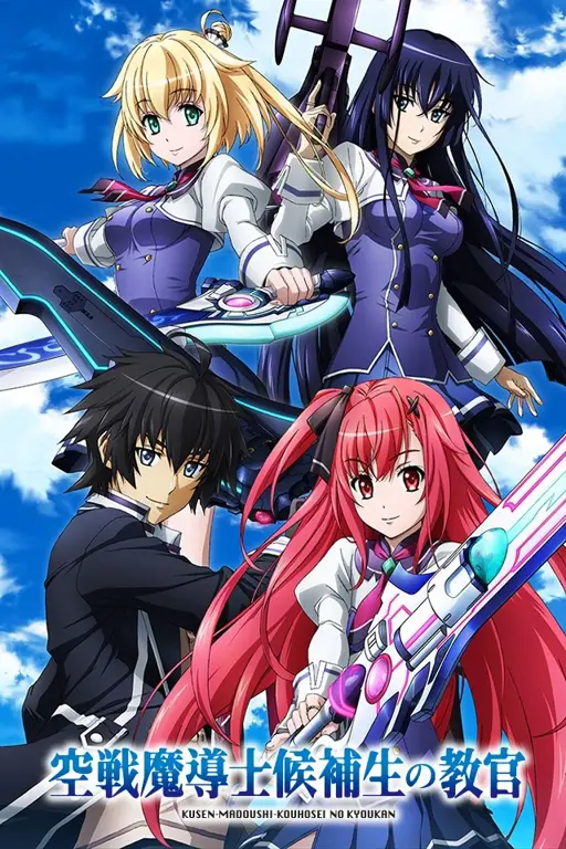 Para karakter yang siap beraksi dalam Season 2 Karakter-karakter utama dalam anime Kuusen Madoushi Kouhosei no Kyoukan Season 2