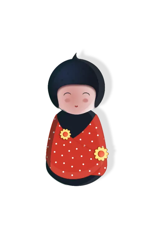 Ilustrasi boneka mesin yang unik Ilustrasi boneka mesin dari anime Machine Doll wa Kizutsukanai