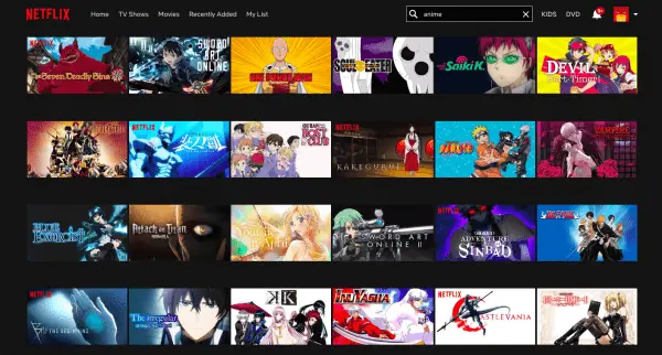 Platform Streaming Anime Layanan streaming anime online