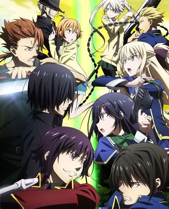 Para karakter utama Mahou Sensou Karakter-karakter dalam anime Mahou Sensou