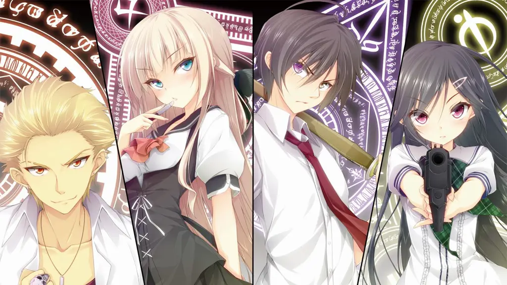 Adegan menegangkan dari episode pertama Mahou Sensou Season 2 Screenshot adegan anime Mahou Sensou