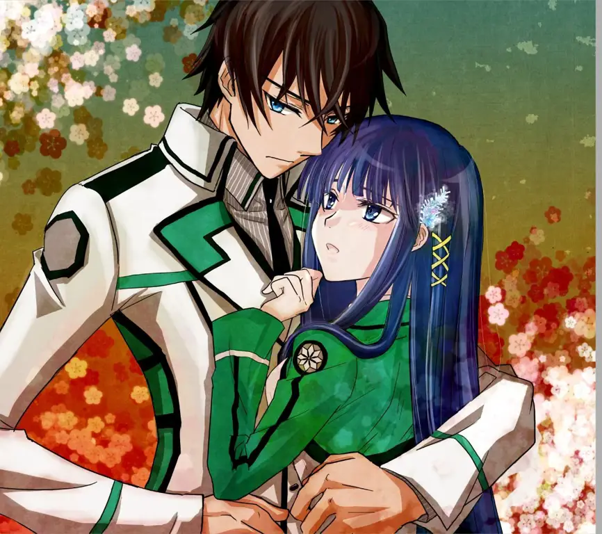 Tatsuya dan Miyuki Gambar Shiba Tatsuya dan Shiba Miyuki dari Mahouka Koukou no Rettousei
