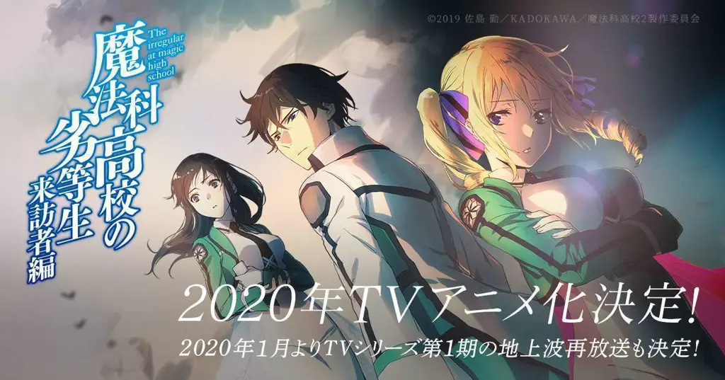 Shiba Tatsuya, karakter utama dalam Mahouka Koukou no Rettousei Gambar Shiba Tatsuya dari Mahouka Koukou no Rettousei