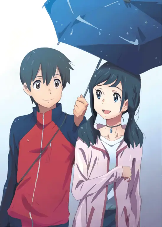 Adegan menarik Weathering With You. Adegan menarik dari anime Weathering With You.